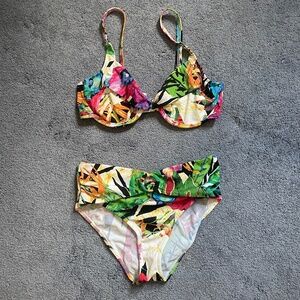 Venus Jungle Print High Waist Bikini